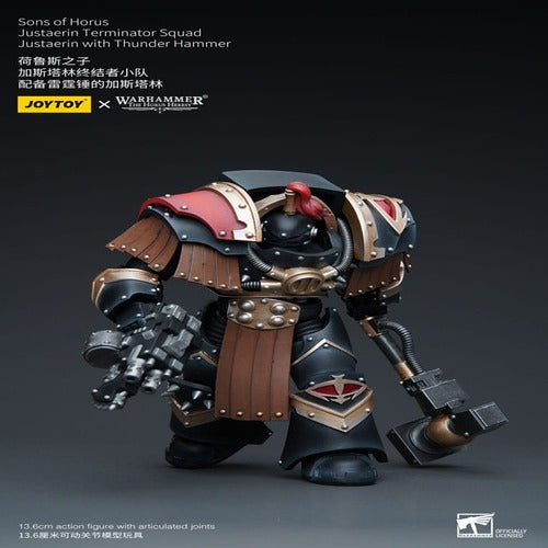 Warhammer The Horus Heresy figurine 1/18 Sons of Horus Justaerin Terminator Squad Justaerin with Thunder Hammer 12 cm