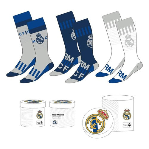 Football pack 3 paires de chaussettes Real Madrid 38-45