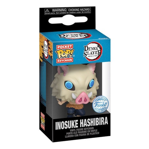 Demon Slayer: Kimetsu no Yaiba présentoir porte-clés Pocket POP! Vinyl 7th Form Inosuke 4 cm (12)
