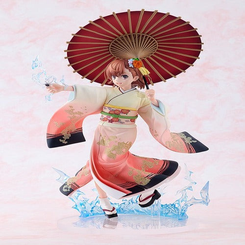 A Certain Scientific Railgun T statuette 1/7 Mikoto Misaka Furisode Kimono Ver. 28 cm