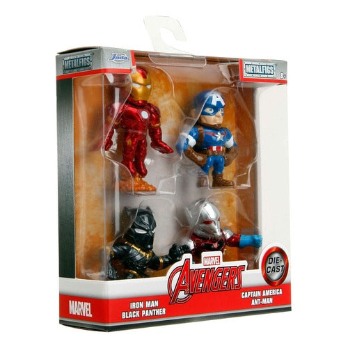 Avengers pack 4 figurines Diecast Nano Metalfigs 6 cm