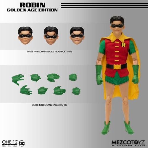 DC Comics Actionfigur 1/12 Robin (Golden Age Edition) 16 cm