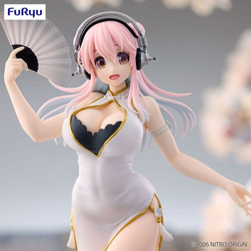 Super Sonico statuette PVC Trio-Try-iT White China Dress Ver. 21 cm