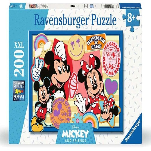 Disney puzzle pour enfants XXL On the road with Mickey and Minnie (200 pièces)