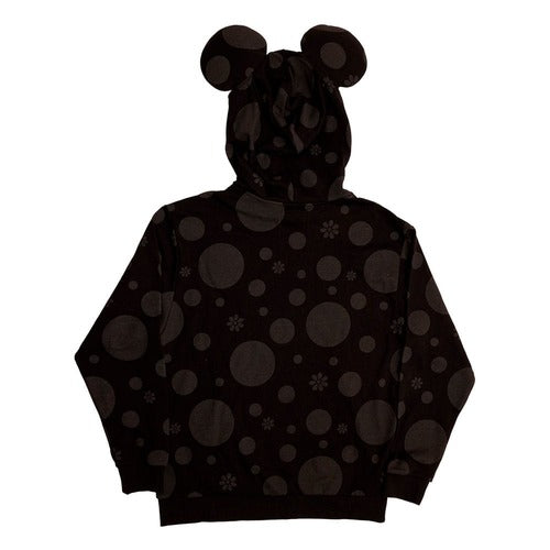 Disney by Loungefly sweater à capuche Unisexe Minnie Rocks the Dots Florals (XL)