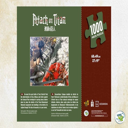 Attack on Titan puzzle Fight (1000 pièces)