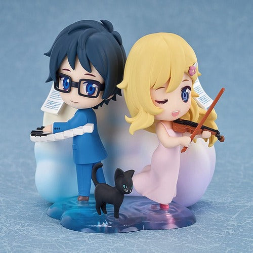 Your Lie in April Minifiguren Qset 2er-Pack Kaori Miyazono & Kosei Arima 9 cm