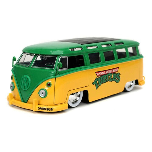 Tortues Ninja Véhicule 1/24 1962 VW Bus Leonardo