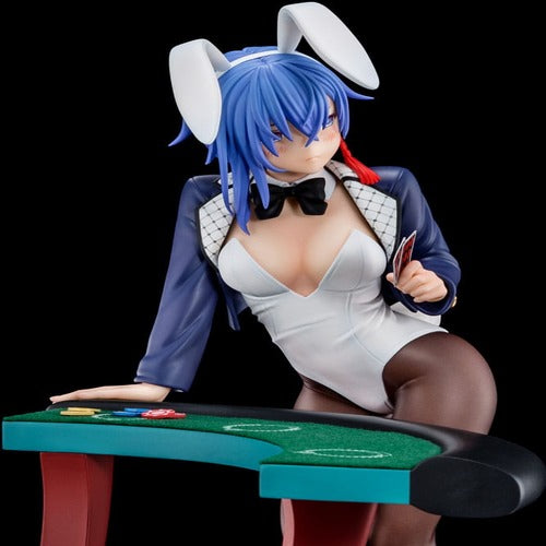 The Demon Sword Master of Excalibur Academy statuette 1/6 Sakuya Sieglinde wearing lapis lazuli blue bunny costume with Nip Slip Gimmick System 25 cm