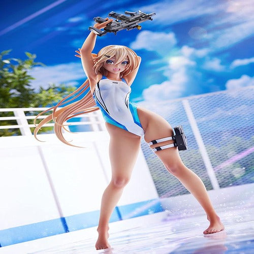 Arms Note statuette PVC 1/7 Kouhai-chan of the Swim Club Blue Line Swimsuit Ver. 29 cm