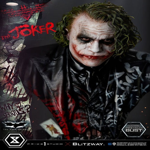 The Dark Knight Premium Büste The Joker 26 cm