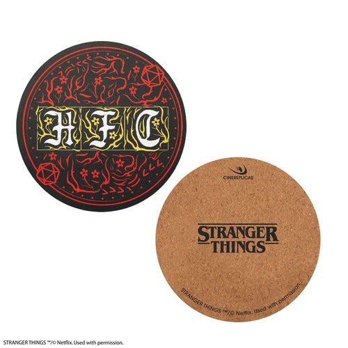 Stranger Things Untersetzer 4er-Pack Hellfire Club