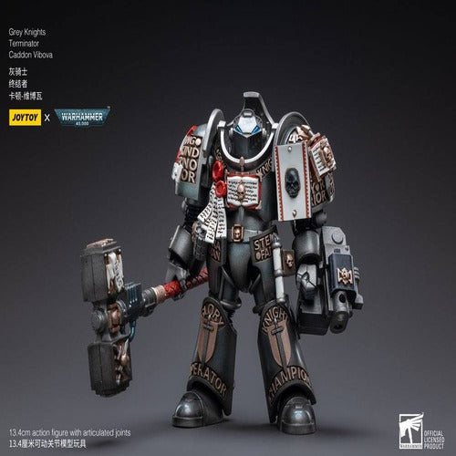 Warhammer 40k figurine 1/18 Grey Knights Terminator Caddon Vibova 13 cm