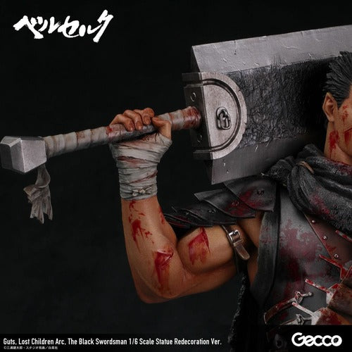 Berserk statuette 1/6 Guts Lost Children Arc The Black Swordsman Redecoration Ver. 38 cm