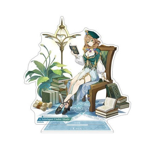 GGenshin Impact diorama acrylique Teyvat Style Series Lisa: A Sobriquet Under Shade 15 cm
