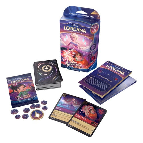 Disney Lorcana TCG présentoir decks de démarrage Shimmering Skies (8) *ANGLAIS*