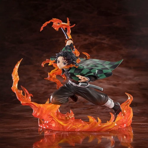 Demon Slayer: Kimetsu no Yaiba statuette PVC FiguartsZERO Kamado Tanjiro (Kyojuro Rengoku's Sword Guard Ver.) 19 cm