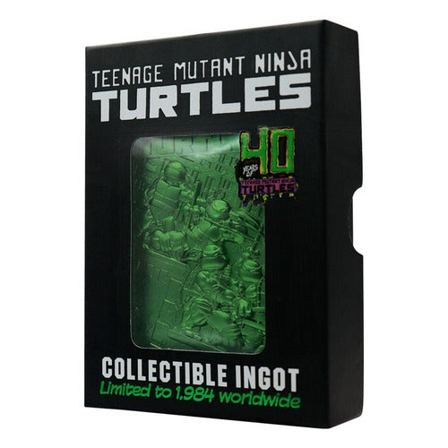 Teenage Mutant Ninja Turtles Metallbarren 40th Anniversary Green Limited Edition