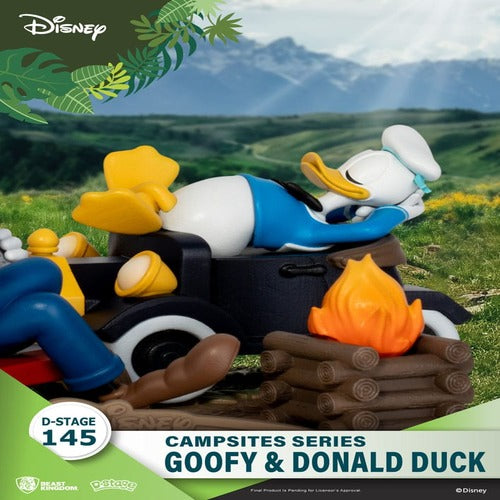 Disney diorama PVC D-Stage Campsite Series Goofy & Donald Duck 10 cm
