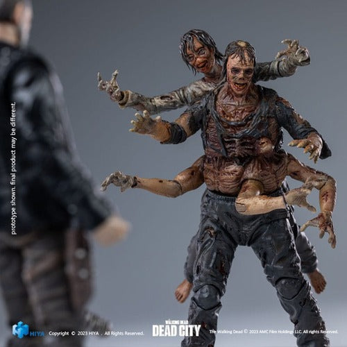 The Walking Dead figurine 1/18 Exquisite Mini Dead City Walker King 11 cm