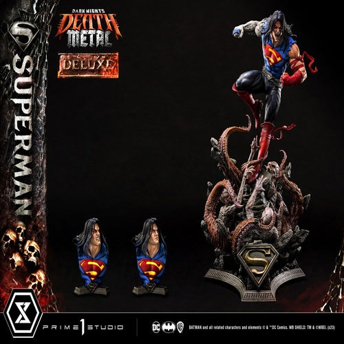 Dark Nights: Death Metal statuette 1/3 Death Metal Superman Deluxe Ver. 94 cm