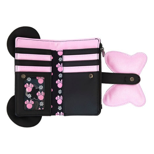 Disney by Loungefly Porte-monnaie Minnie Floral Rock the Dots Flap
