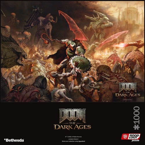 Doom The Dark Ages Puzzle Slayer's Rag 1000 pièces)