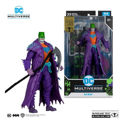 DC Multiverse figurine Batman (Dark Nights: Death Metal) Jokerized (Gold Label) 18 cm