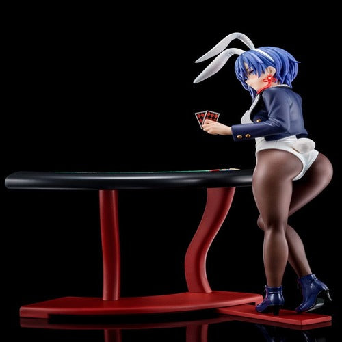 The Demon Sword Master of Excalibur Academy statuette 1/6 Sakuya Sieglinde wearing lapis lazuli blue bunny costume with Nip Slip Gimmick System 25 cm