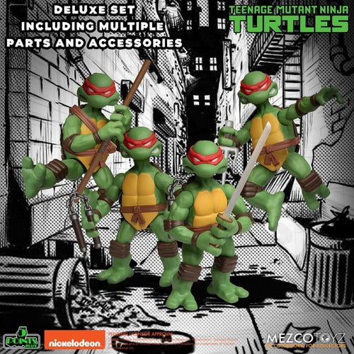 Teenage Mutant Ninja Turtles figurines Teenage Mutant Ninja Turtles Deluxe Set 8 cm