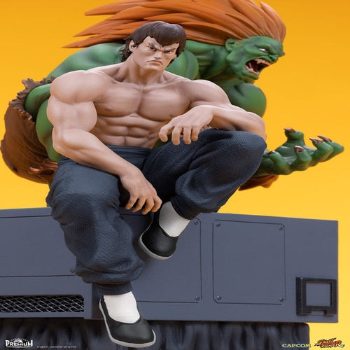 Street Fighter PVC Statuen 1/10 Blanka & Fei Long 21 cm