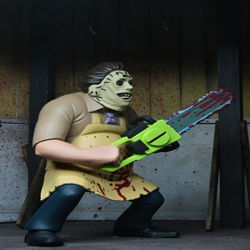Texas Chainsaw Massacre Toony Terrors Actionfigur 50th Anniversary Leatherface (Bloody) 15 cm
