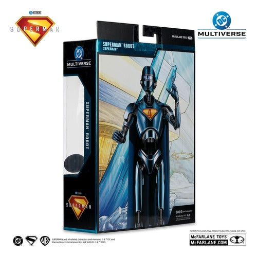 Superman (2025) DC Multiverse figurine Deluxe Superman Robot (Red Platinum Edition) 18 cm