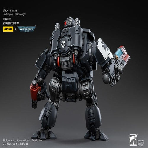 Warhammer 40k Actionfigur 1/18 Black Templars Redemptor Dreadnought 30 cm