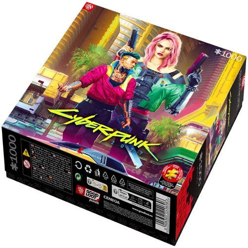 Cyberpunk 2077 Puzzle Kitsch Style (1000 pièces)