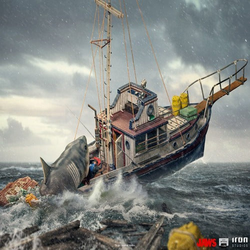 Der weiße Hai Demi Art Scale Statue 1/20 Jaws Attack 104 cm