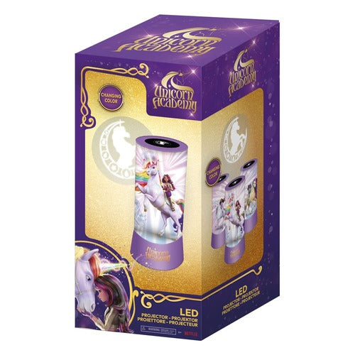 Unicorn Academy veilleuse avec projecteur Star