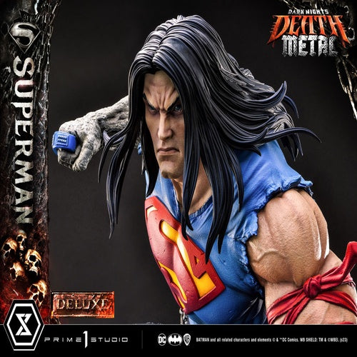 Dark Nights: Death Metal statuette 1/3 Death Metal Superman Deluxe Ver. 94 cm
