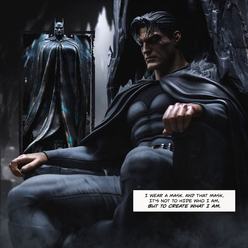 DC Comics statuette Legacy Replica 1/4 Batman and Bruce Wayne 79 cm