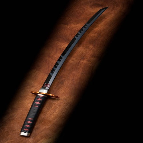 Demon Slayer: Kimetsu no Yaiba Proplica Replik 1/1 Nichirin Schwert (Tanjiro Kamado) Kyojuro Rengoku´s Sword Gueard Ver. 88 cm