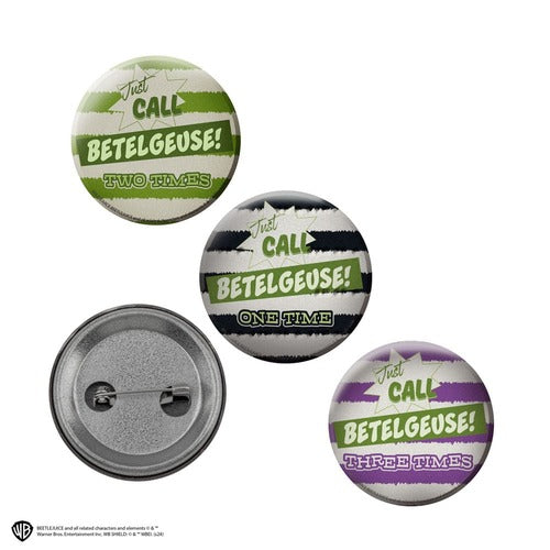 Beetlejuice pack 6 badges
