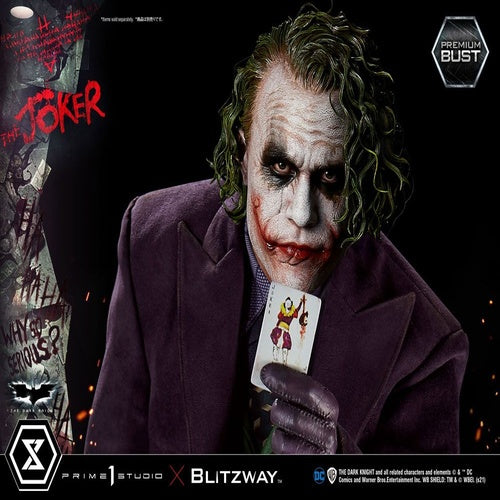 The Dark Knight Premium Büste The Joker 26 cm