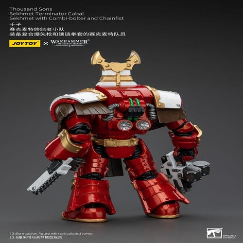 Warhammer The Horus Heresy figurine 1/18 Thousand Sons Sekhmet Terminator Cabal Sekhmet with Combi-Bolter and Chainfist 14 cm