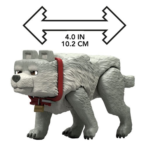 Ein Minecraft Film Actionfigur Dennis der Wolf 10 cm