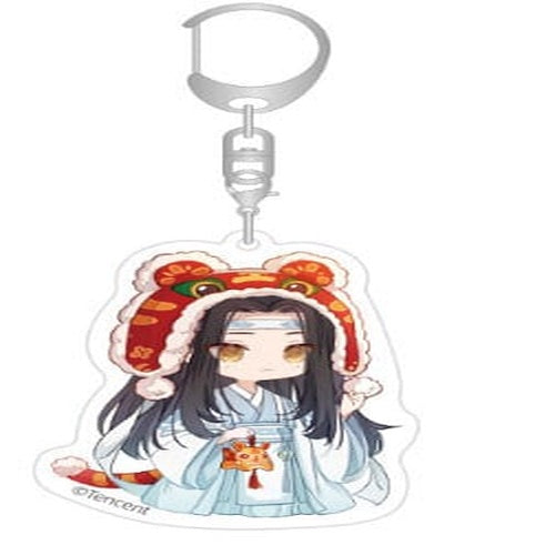 Grandmaster of Demonic Cultivation Acryl Schlüsselanhänger Lan Wangji Chibi Style 7 cm