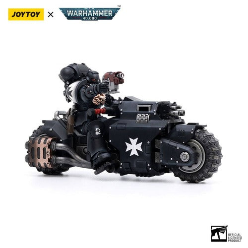 Warhammer 40k véhicule 1/18 Black Templars Outrider Bike 22 cm