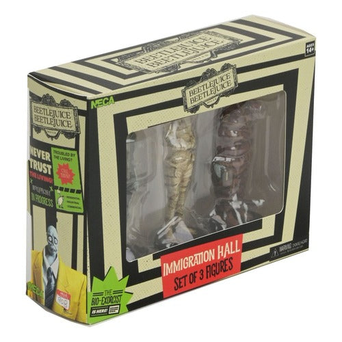 Beetlejuice Beetlejuice pack 3 figurines Immigration Hall 1 10 cm