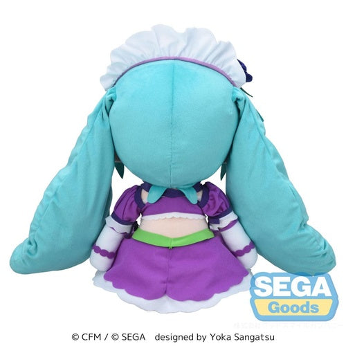 Character Vocal Series 01: Hatsune Miku peluche Fuwa Petit Hatsune Miku x Love and Berry Dress Up and Dance! Sparkly Purple 40 cm