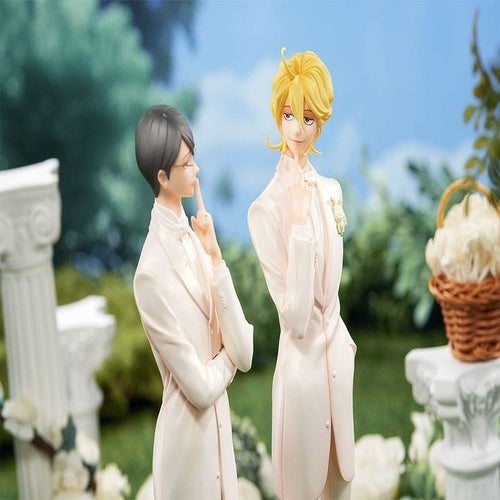 Doukyusei PVC Statuen 2er-Set 1/7 Hikaru Kusakabe & Licht Sajo: Wedding Ver. 24 cm