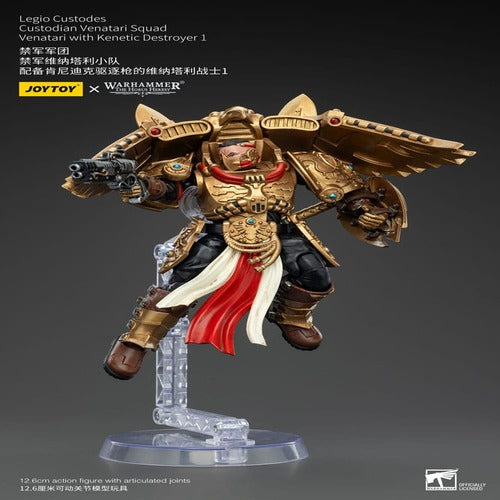 Warhammer The Horus Heresy figurine 1/18 Legio Custodes Custodian Venatari Squad Venatari with Kenetic Destroyer 1 13 cm